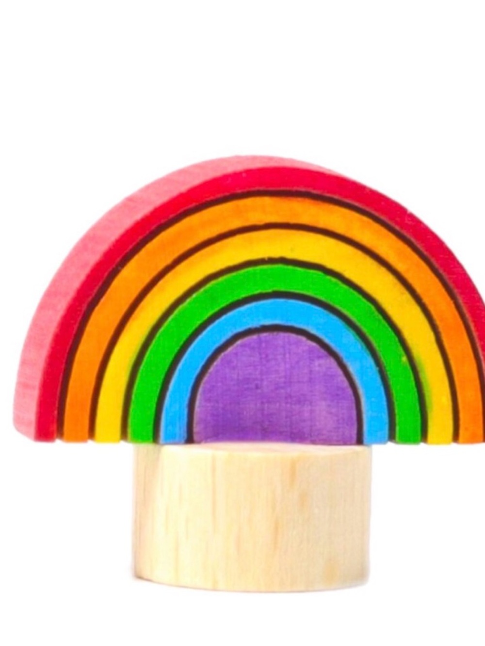 Grimm’s Wooden Rainbow Decorative Figure